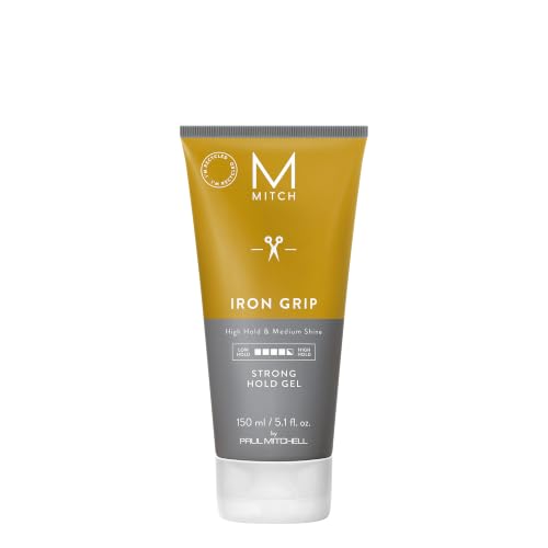 Strong Hold Hair Gel - Medium Shine, Long-Lasting, For All Hair Types 5.1 fl oz