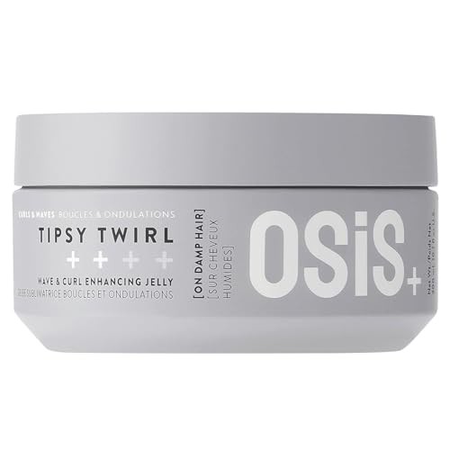 OSiS+ Tipsy Twirl Curl Cream, 10.1 Fl Oz ? Medium Hold Curl Enhancer for Defined Waves, Lightweight Volume & Humidity Protection