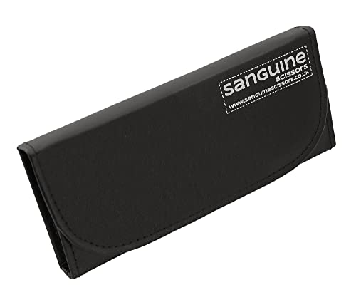 Japanese Mustache & Beard Scissors - 5 Inch Sharp Hair Cutting Shears with Case & Comb