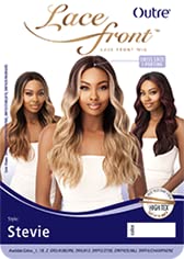 Outre Synthetic Lace Front Wig Stevie - Long Wavy Style, Heat Safe