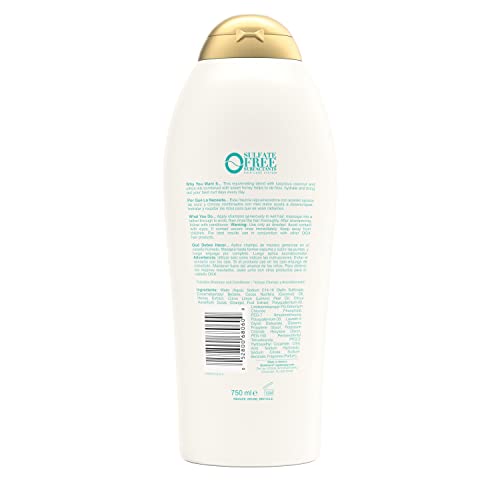 OGX Quenching + Coconut Curls Shampoo 25.4 Fl Oz Pack of 2 – Hydrating Curly Hair Care