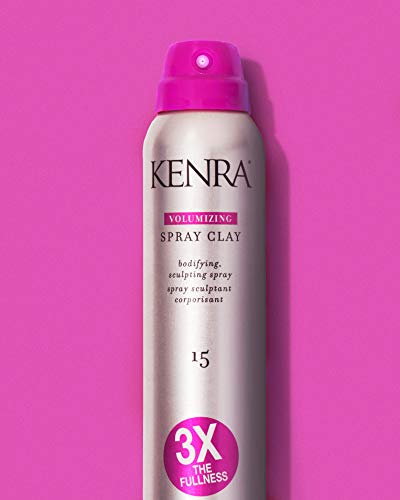Kenra Volumizing Spray Clay 15 Oz - Bodifying, Fullness & Texture Spray with Long-Lasting Hold