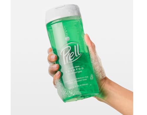 Prell Classic Clean Clarifying Shampoo 13.5 oz Pack of 12 for All Hair Types