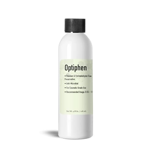 Optiphen Preservative (4 Oz / 118 mL) Optiphen Natural Preservative for Cosmetics Water Soluble Paraben Free Broad Spectrum Preservative for Lotion Making