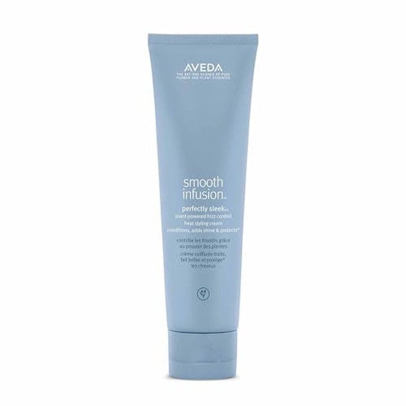 Aveda Smooth Infusion Perfectly Sleek | Heat-Activated Styling Cream | Curly & Coily Hair | Protects Against Frizz, Humidity & Heat | Silicone Free | 97% Naturally Derived*