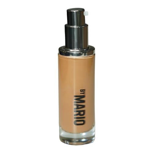 MAKEUP BY MARIO SurrealSkin Liquid Foundation, Liquid Formula, Vegan, Long-wearing coverage, Hydrating, Natural Finish, Size 30 mL (17N - medium with neutral undertone)