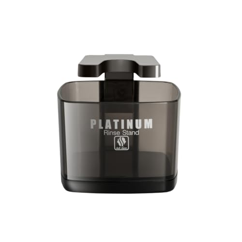 Skull Shaver Platinum Rinse Stand and Back Shaver Handle Bundle, Best Gifting Combo