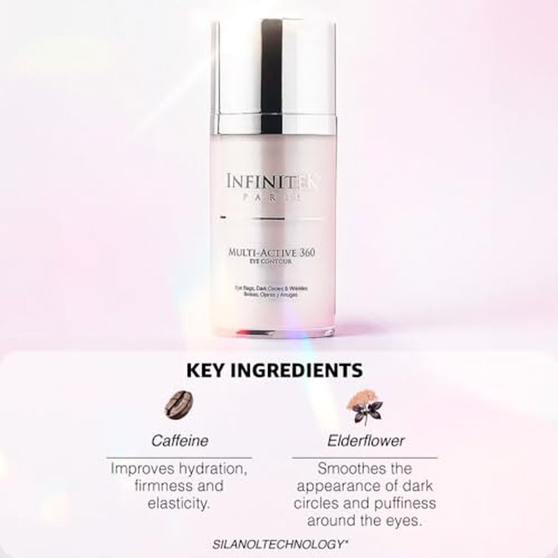 Infinitek Paris | Multi-Active Collagen Eye Cream | Galentine¡¯s Gifts & Valentine¡¯s Day Gifts for Women | Anti Aging Eye Cream for Wrinkles & Under Eye Treatment for Dark Circles | 0.50 fl oz / 15 ml