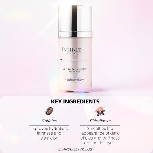 Hydrating Eye Cream with Caffeine, Retinol & Hyaluronic Acid - Brighten & Reduce Dark Circles