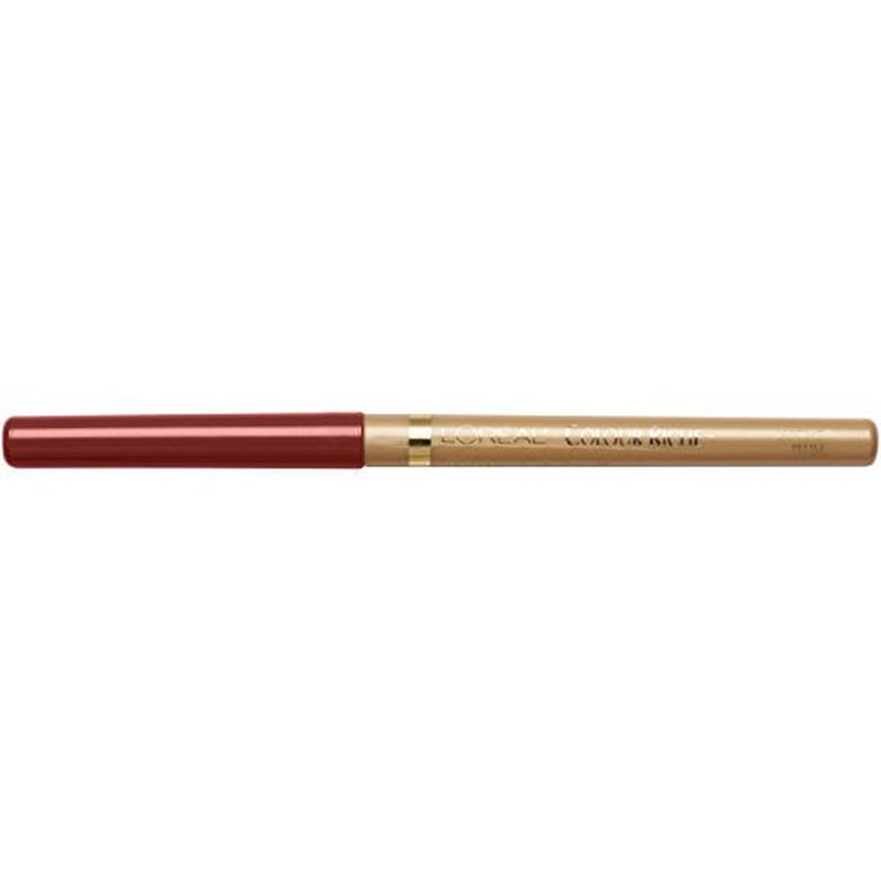 L'Oreal Paris Colour Riche Lip Liner Bundle with Omega 3 and Vitamin E, Truly Burgundy 0.007 oz. and Lasting Plum 0.007 oz.