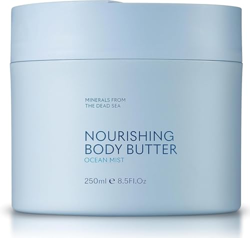 Ocean Mist Dead Sea Body Butter - Ultra-Rich Shea & Coconut Oil Moisturizer for Dry Skin