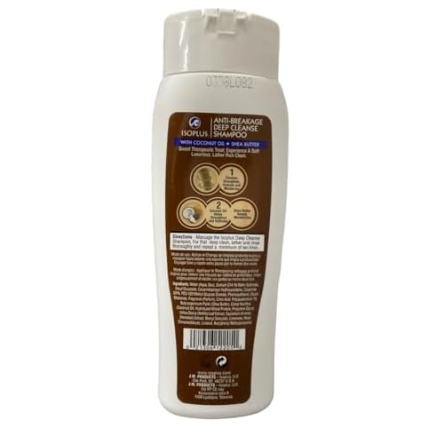 Isoplus Deep Cleanse Shampoo With Coconut Oil & Shea Butter 13.5 Oz