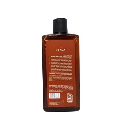 Cremo Body Wash Set, 16 FL OZ - Palo Santo, Italian Bergamot, Golden Amber, Skin-Moisturizing Formula, 16 FL OZ Each