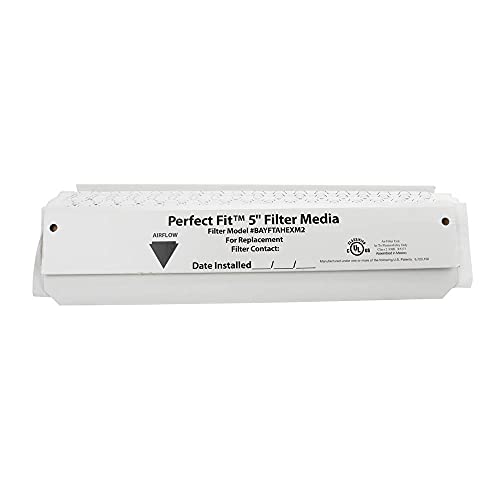 Expandable Media Air Filter Replacement 21-1/8x5 Inch for HVAC Systems - 2 Pack