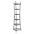 Lodge Freestanding 6-Tier Cookware Storage Tower - Matte Black Kitchen Organizer