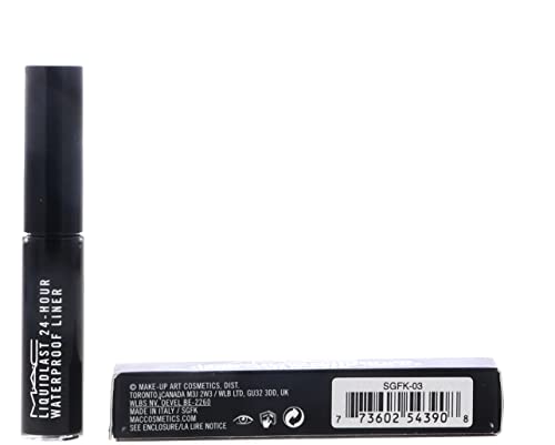 MAC Liquidlast Lip Liner Point Black - Waterproof Long-Lasting Makeup