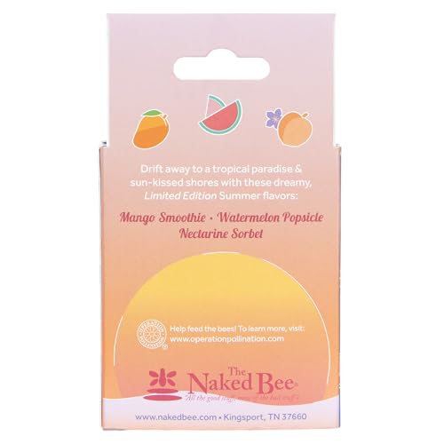 The Naked Bee Tropical Oasis SPF 15 Lip Balm Gift Set - 3 Pack