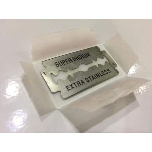 Wizamet Super Iridium Double Edge Razor Blades Pack of 100