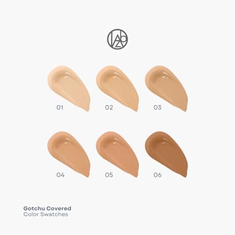 Beauty Gotchu Covered 2-in-1 Flawless Liquid Foundation Concealer GC-04 Honey Glow Vegan Cruelty-Free Long-Lasting, 1.41 FL. OZ/ 40 ML, pack of 1