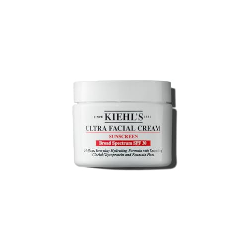 Kiehl's Ultra Facial Cream SPF 30 Daily Moisturizer 1.7 Fl Oz - Hydrating Face Cream for All Skin Types