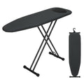 Full Size Ironing Board 54x14 Inches with Adjustable Height Black - Rainhol