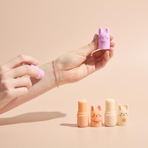 Pocket Bunny Perfume Set - 3 Solid Fragrance Sticks for Women, Travel-Friendly, Long-Lasting