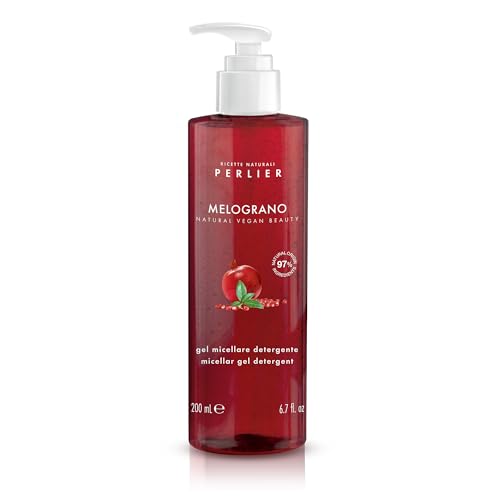 Gentle Facial Cleanser Gel with Pomegranate - Vegan, Alcohol-Free, All Skin Types