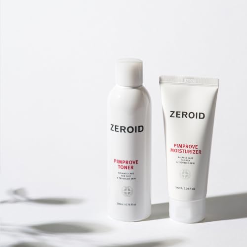 ZEROID Pimprove Facial Toner 200ml - pH Balanced, Hydrating AHA/LHA Toner