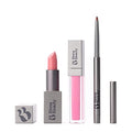 All-in-One Lip Kit Pinky - Lipstick, Gloss, & Liner - Vegan & Long-Lasting