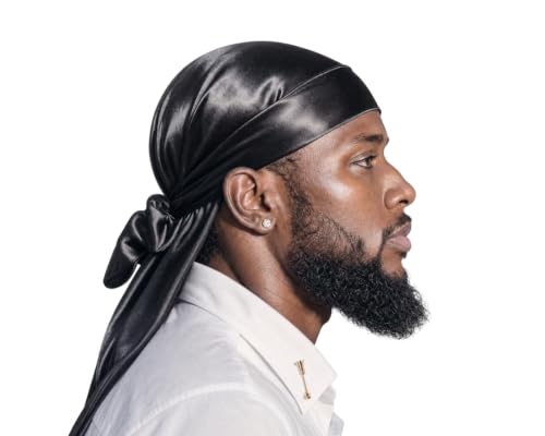 Royalty Roots Mulberry Silk Durag for Waves & Curly Hair - Premium Men & Women