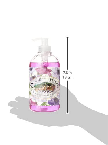 Nesti Dante Dolce Vivere Portofino Liquid Soap 500ml - Natural & Biodegradable
