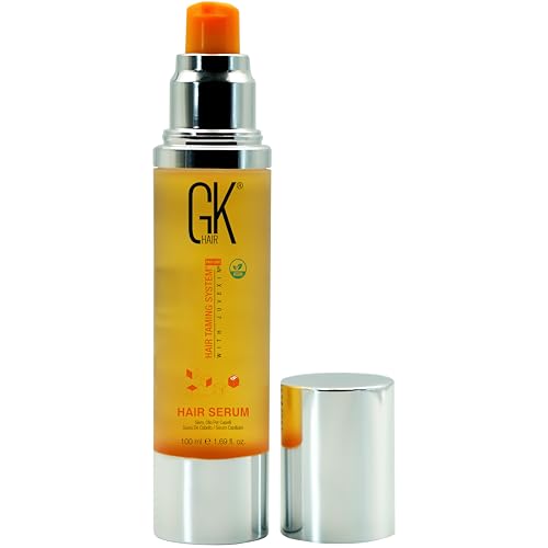 GK Hair Argan Oil Hair Serum 3.4 Fl Oz for Frizz & Damaged Hair - Nourishing & Smoothing