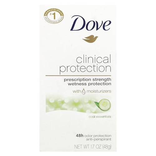 Dove Clinical Protection Anti-Perspirant Deodorant Stick 6 Pack, Cool Essentials Scent