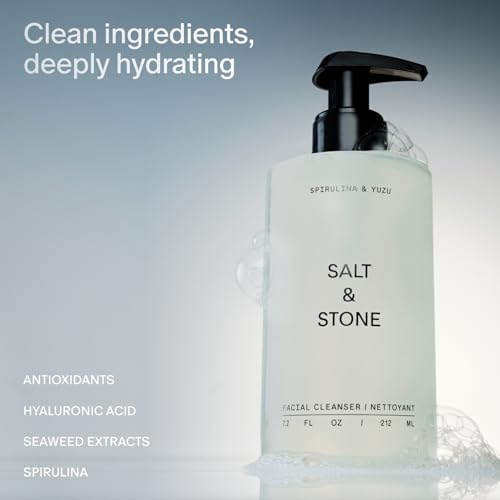 Gentle Facial Cleanser for All Skin Types - Vegan & Hydrating 7.2 oz
