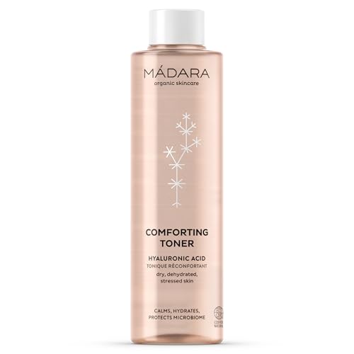 MADARA Organic Skincare Comforting Toner, pH-Balancing Formula, with hyaluronic Acid, soothes, Deeply hydrates, Vegan, Ecocert Certified, Recyclable Packaging, 200 ml