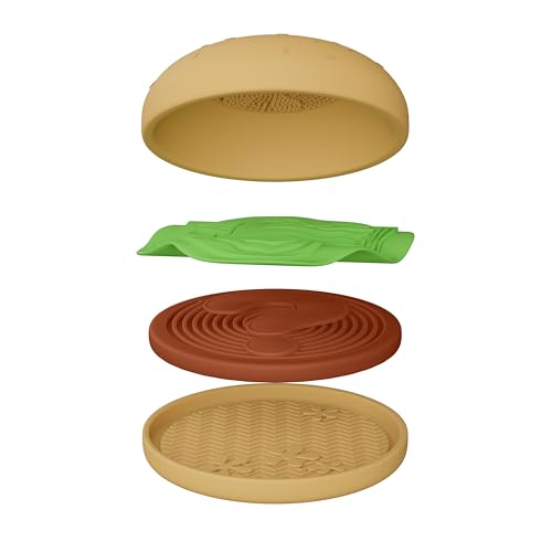 wet n wild SpongeBob Sponge & Brush Cleansing Pads, Flexible Silicone Cleaning Surface, Deep-Cleans All Brush Sizes ? Krabby Patty
