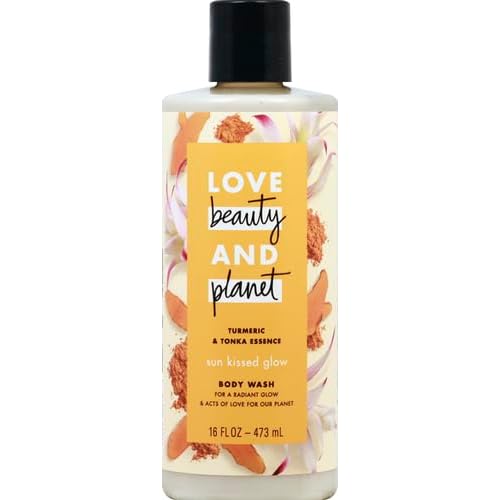 Love Beauty & Planet Body Wash Turmeric & Tonka Essence 16 oz