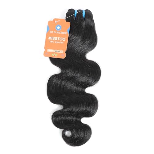 Natural Color 18 Inch Cambodian Body Wave Human Hair Bundles - Misstoo