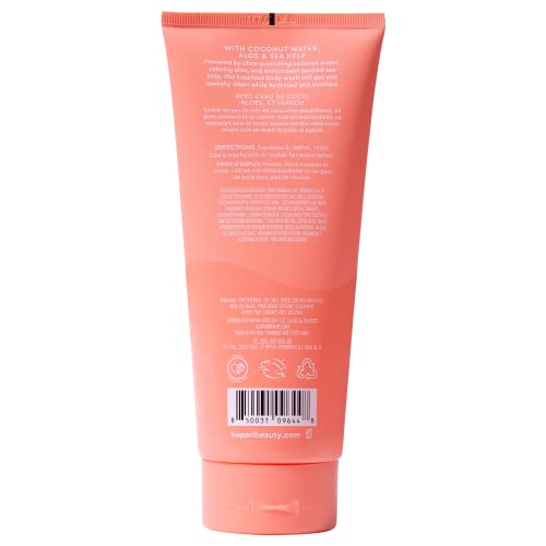 Guava Hydrating Body Wash - 9oz Foaming Coconut & Aloe Moisturizing Shower Gel - Vegan & Sensitive Skin Safe