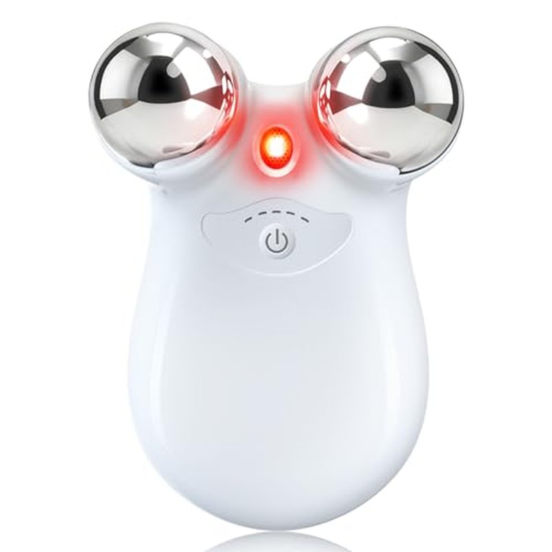 2-in-1 Red Light Microcurrent Facial Device | Enhances Lifting & Firming Capabilities | Reduces Wrinkles and Puffiness | Smart Photon Micro-Current Device, Model:EP-300