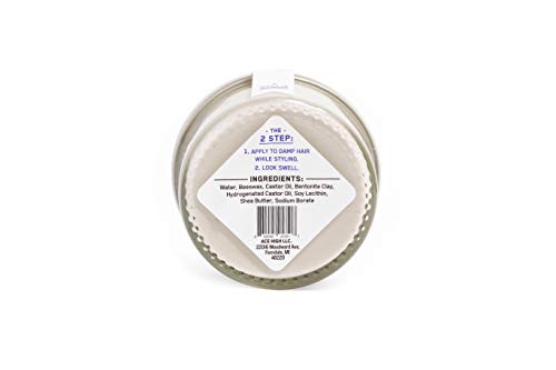 Unscented Hair Clay for Men - Strong Hold Matte Finish 4 oz - Ace High