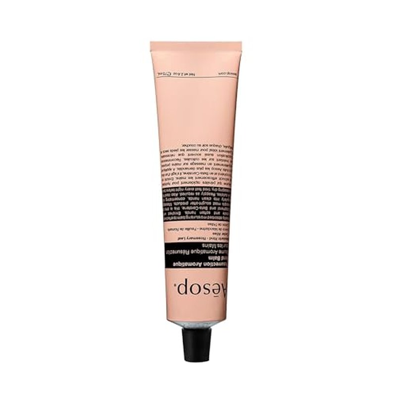 Aesop Resurrection Aromatique Travel Size Hand Balm | Lotion with Sweet Almond and Macadamia Nut to Nourish Dry Hands | 2.4 oz / 75mL