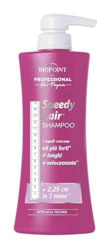 BIOPOINT Speedy Hair Shampoo - Italian Hair Growth & Nourishment, 13.5 Fl Oz