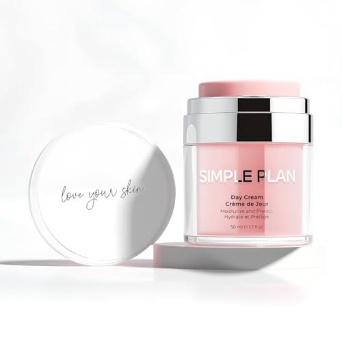 SIMPLE PLAN Advanced Moisturizing Day Cream ? Hydrating Face Moisturizer with Hyaluronic Acid & Ceramides, Fragrance-free Facial Moisturizer for Women & Men, Daily Moisturizer for Sensitive Skin 50 ML