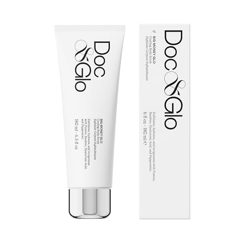 Doc & Glo Big Money Glo Cooling Body Scrub, Peppermint & Rosemary Scent, 6.5 Fl Oz