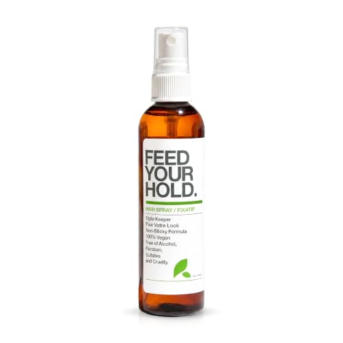 Volumizing Hair Spray for Fine Hair - Organic, Vegan, 4oz - Flexible Hold & Shine
