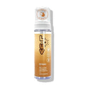 L-UV lit foam! Light sun kissed tan. Transparent and no color transfer foam with Vitamin C and E. Perfect for a natural and flawless looking tan.