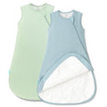 PurComfy Bamboo Viscose Sleep Sack for Babies 1.0 TOG - Slate & Sage, 6-15 Months