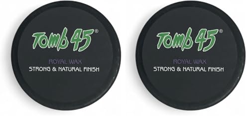 Tomb 45 Royal Wax – 3.5oz per Pack (Pack of 2) Hair Wax