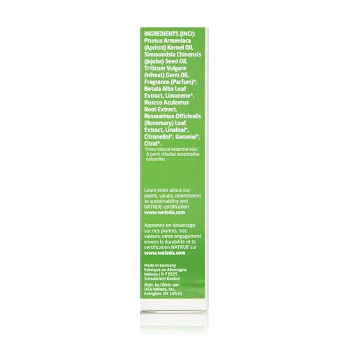 Weleda Birch Cellulite Body Oil 3.4 Fluid Ounce,Plant-Rich Oil with Birch,Rosemary and Jojoba,(Pack of 2)